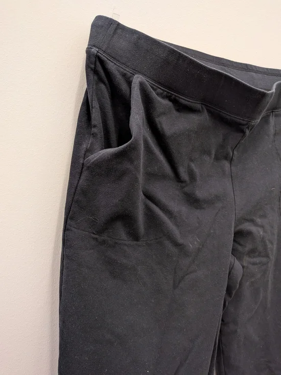 D&Co Denim & Company Black Pants XLT Women Pull On Stretch Straight Leg Tall Bsn - Picture 2 of 10